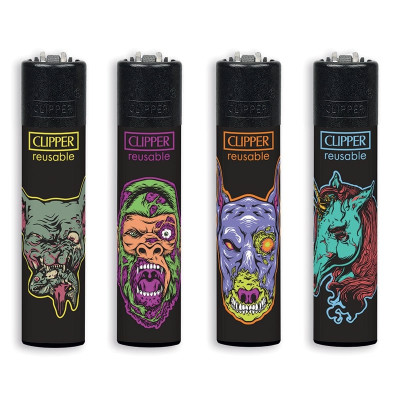 CLIPPER LARGE ZOMBIE ANIMALS BW